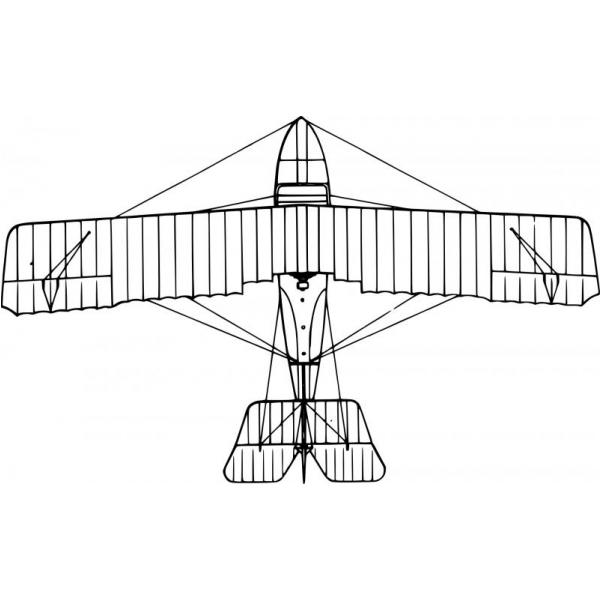 Gravura para Quadros Avio Sendo Projetado - Afi840 - 66x41 cm