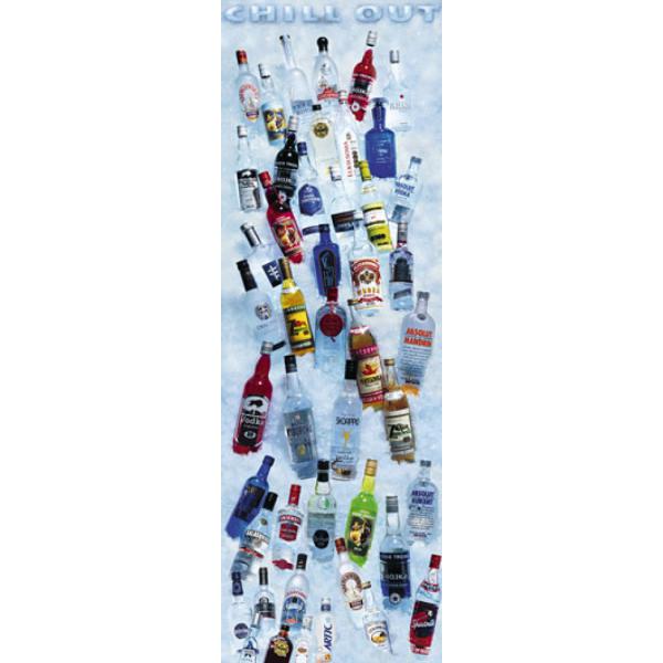 Gravura para Quadro Combo de Bebidas - 01701 - 53x158cm