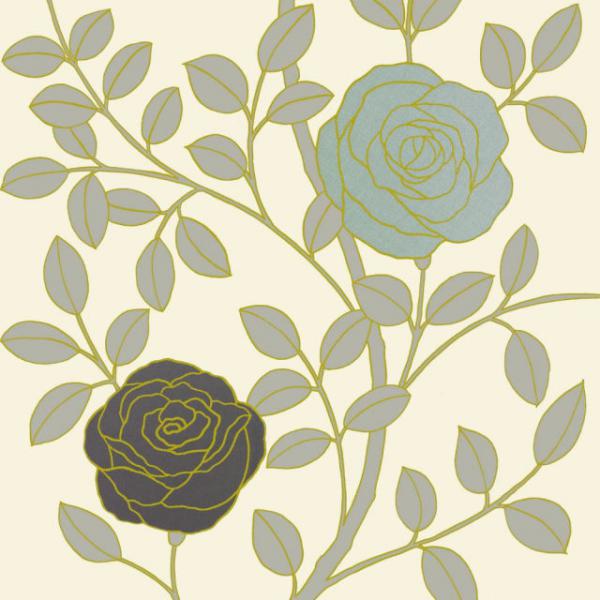 Gravura para Quadros Rosas de Jardins - 000994 -17,78x17,78 Cm