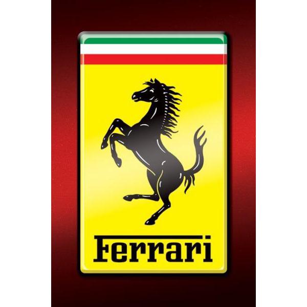 Gravura para Quadros Decorativos Logo Ferrari Pp31963 - 60x90 Cm