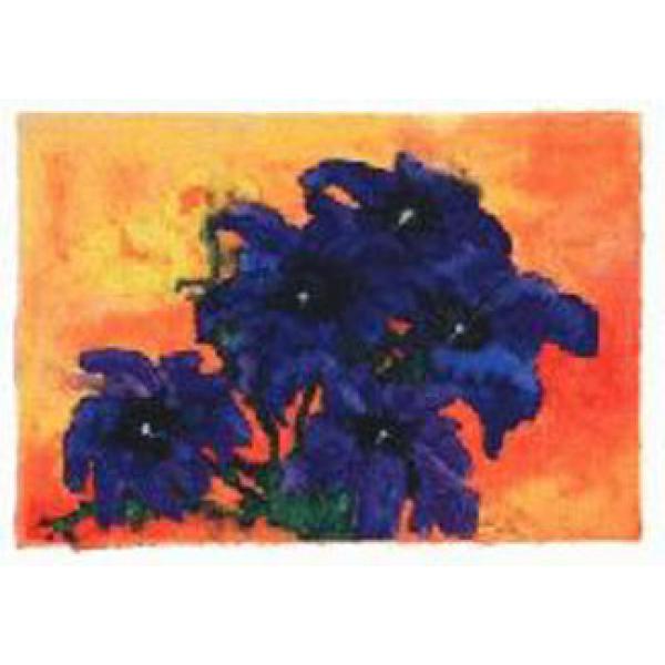 Gravura para Quadros Floral Antigo - -mbn304 - 70x100 Cm