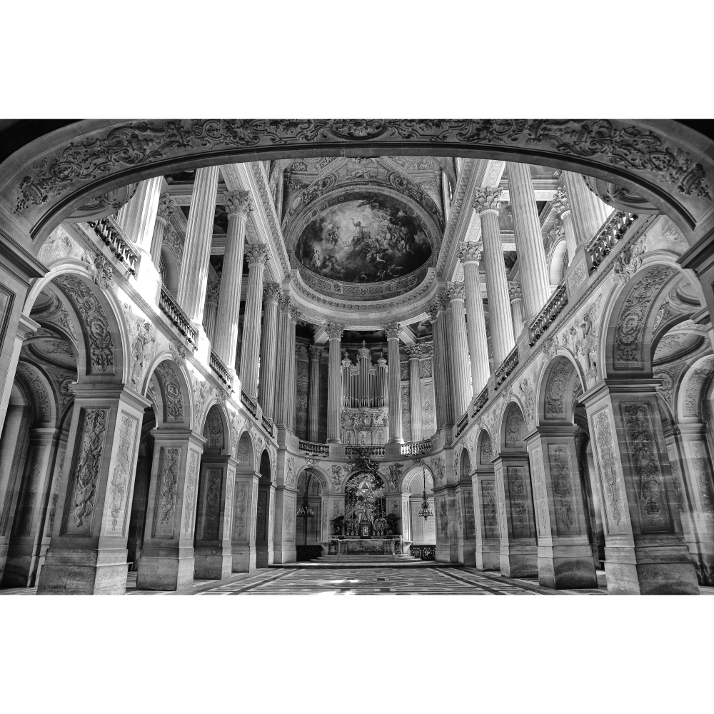 Tela para Quadros Palcio de Versailles Por Dorival Moreira Ii - Aficdm097