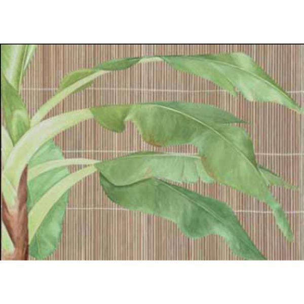 Gravura para Quadros Folhas de Bananeira - Ncn3579 - 70x50 Cm