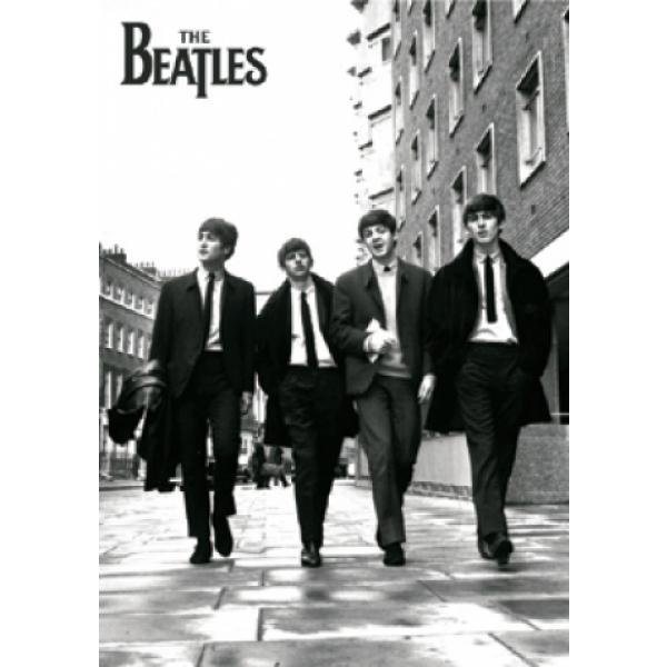 Pôster The Beatles em Preto e Branco - Lp0788 - 60x90 Cm