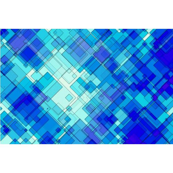 Gravura para Quadros Abstrato Moderno Azul - Afi272