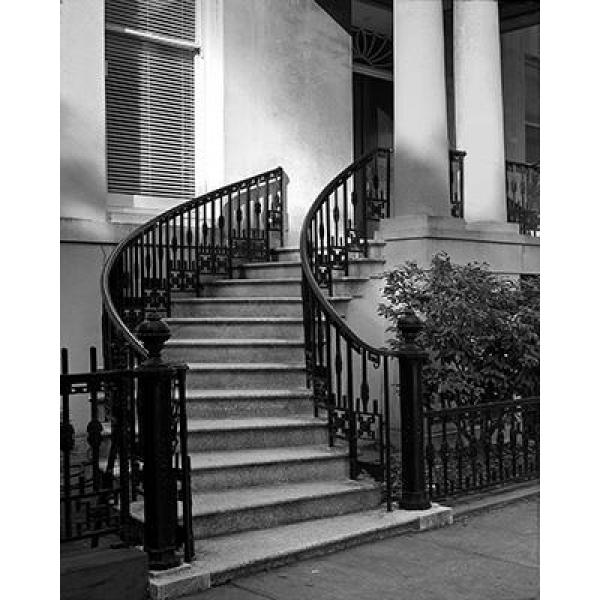 Gravura para Quadros Arquitetnica Escadaria Antiga 30x45 Cm