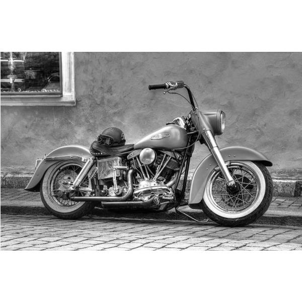 Gravura para Quadros Pster Moto Custom Harley Davidson -afi4071 - 69x45 Cm