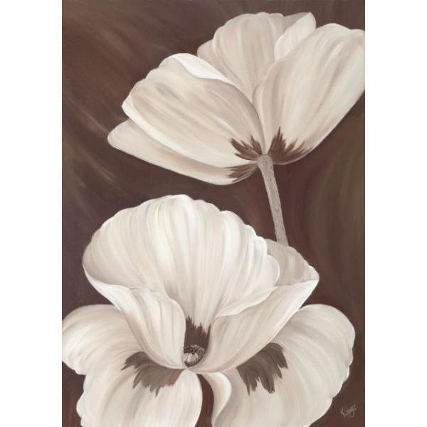 Gravura para Quadros Floral Amor Perfeito - 085152 - 50x70 Cm