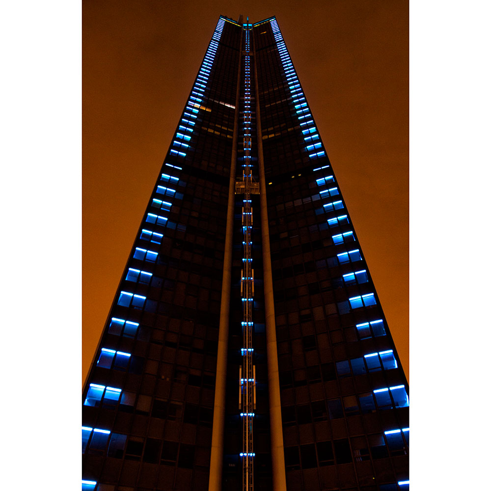 Tela para Quadros Arquitetura da Torre Montparnasse em Paris - Afic12853