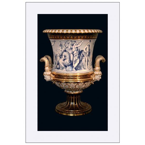 Impressão em Tela para Quadros Ânfora Antiga Arte Grega - Afic046