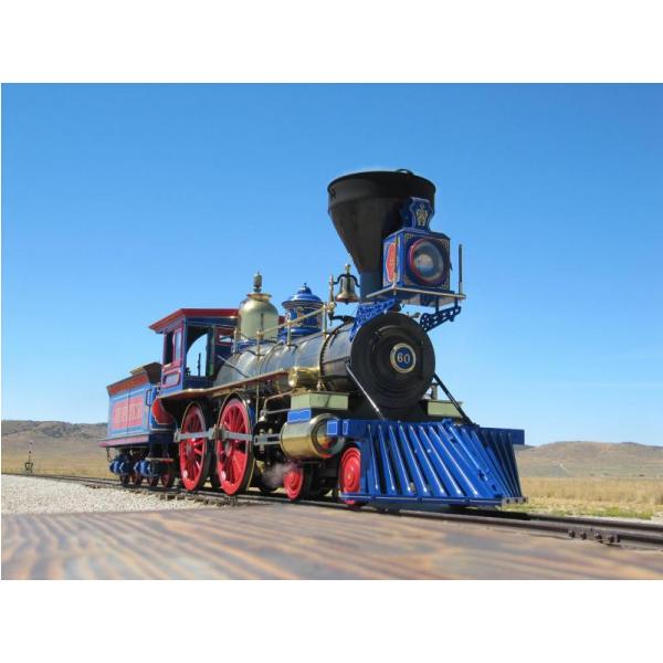 Impressão em Tela para Quadro Locomotiva Monumento Histórico - Afic2738