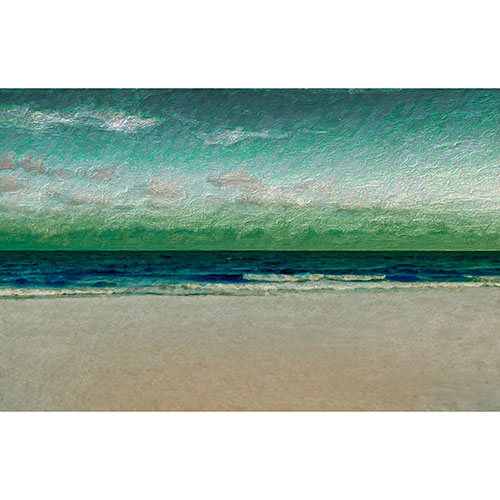 Tela para Quadros Decorativo Abstrato Onda do Mar - Afic19155