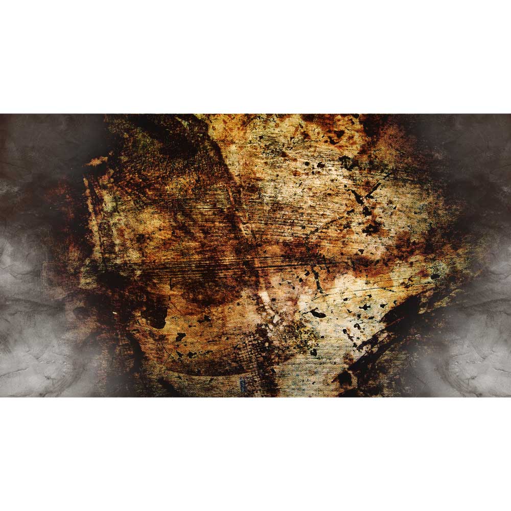 Tela para Quadros Decorativos Abstrato Grunge Cores Escuras - Afic10883