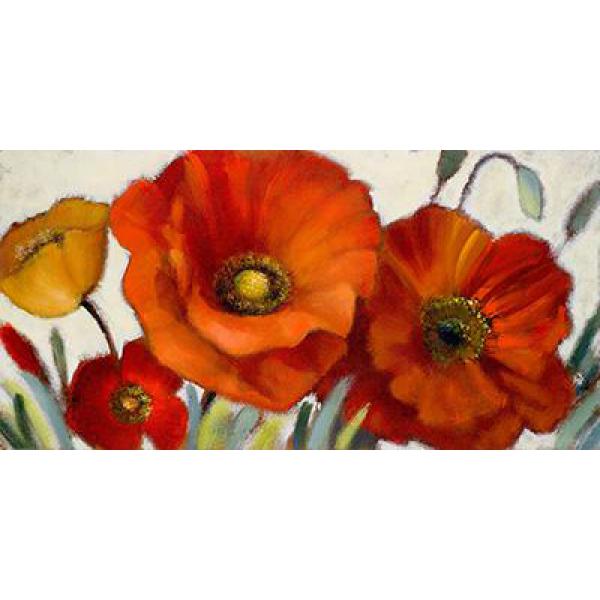 Gravura para Quadros Floral Vintage - 7957-1224 - 60x30 Cm