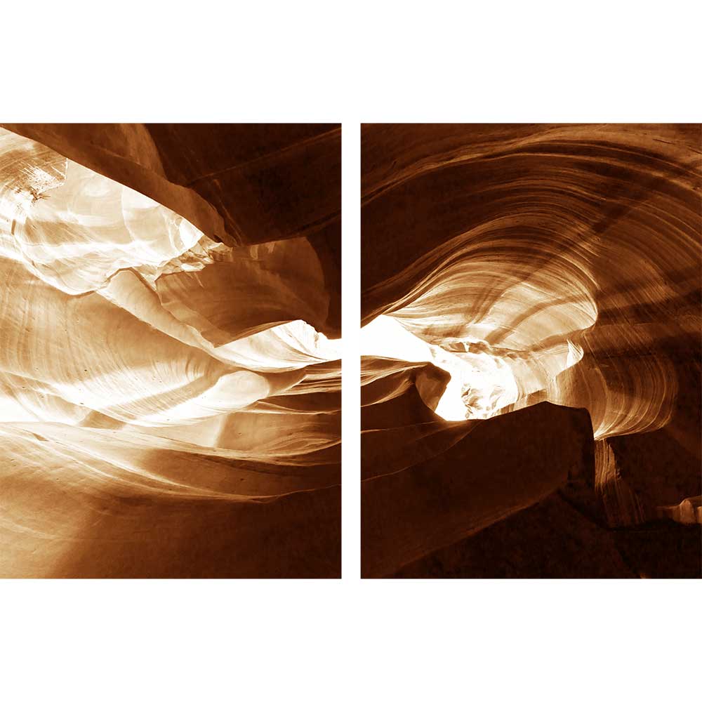 Tela para Quadros Recortada Abstrato Rochoso Luminoso - Afic15870a - 185x120 Cm