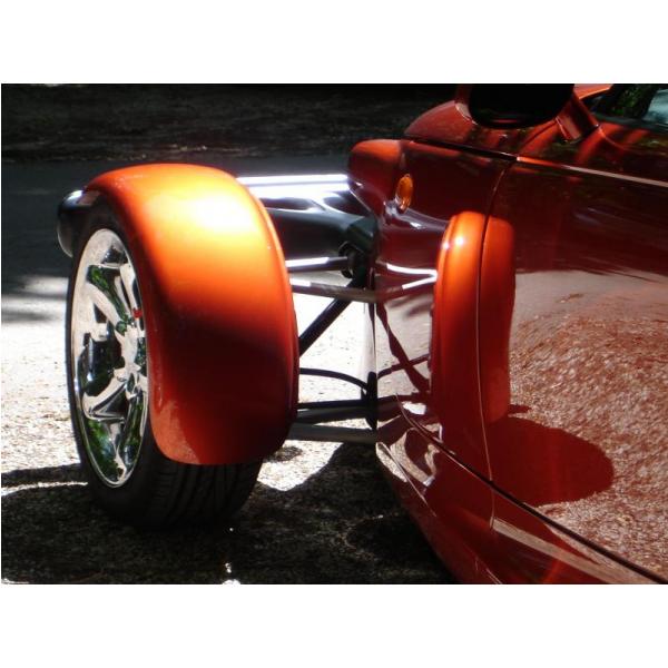 Impressão em Tela para Quadros Decorativos Automóvel Antigo Laranja - Afic1381 - 70x50 Cm