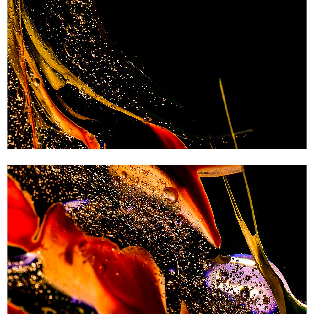 Tela para Quadros Recortada Abstrato Colorido - Afic12921a - 100x105 Cm