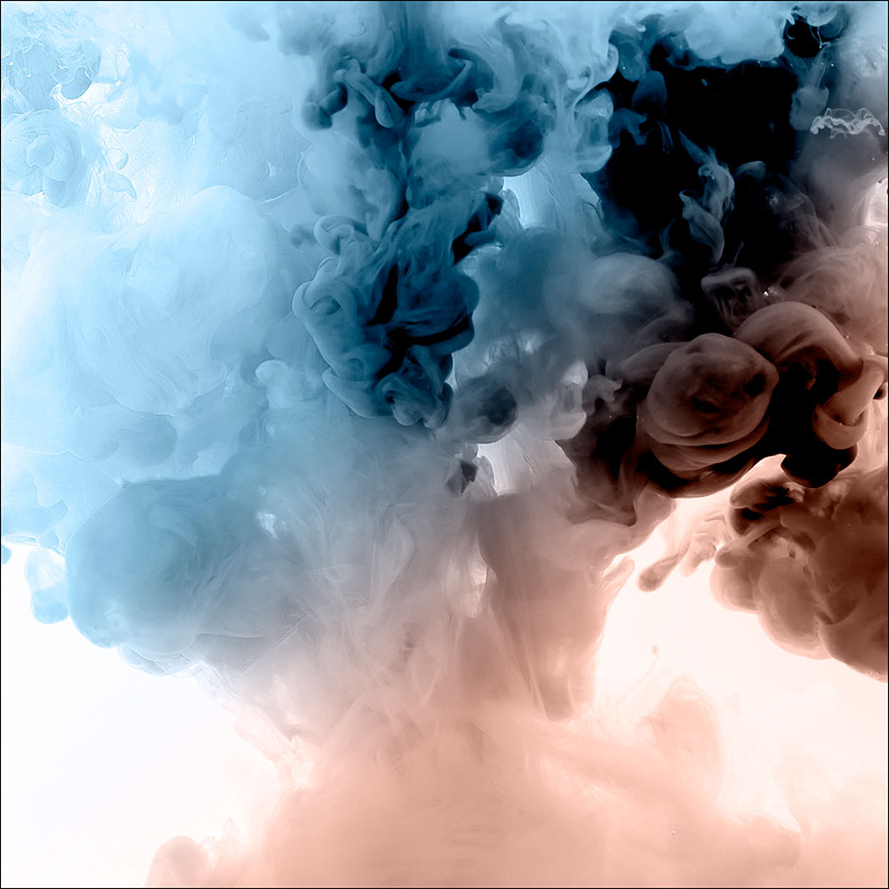 Tela para Quadros Abstrata Cores Explosiva Azul e Rosa - Afic13030