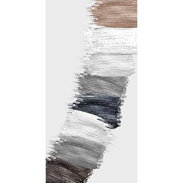 Tela para Quadros Decorativo Abstrato Pincelada de Cores - Afic17423
