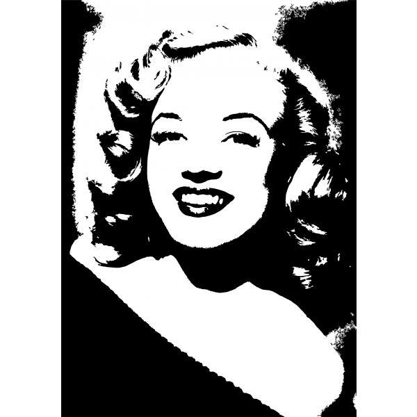 Gravura para Quadros Ídolos Maravilhosa Atriz Marilyn Monroe - Afi4995