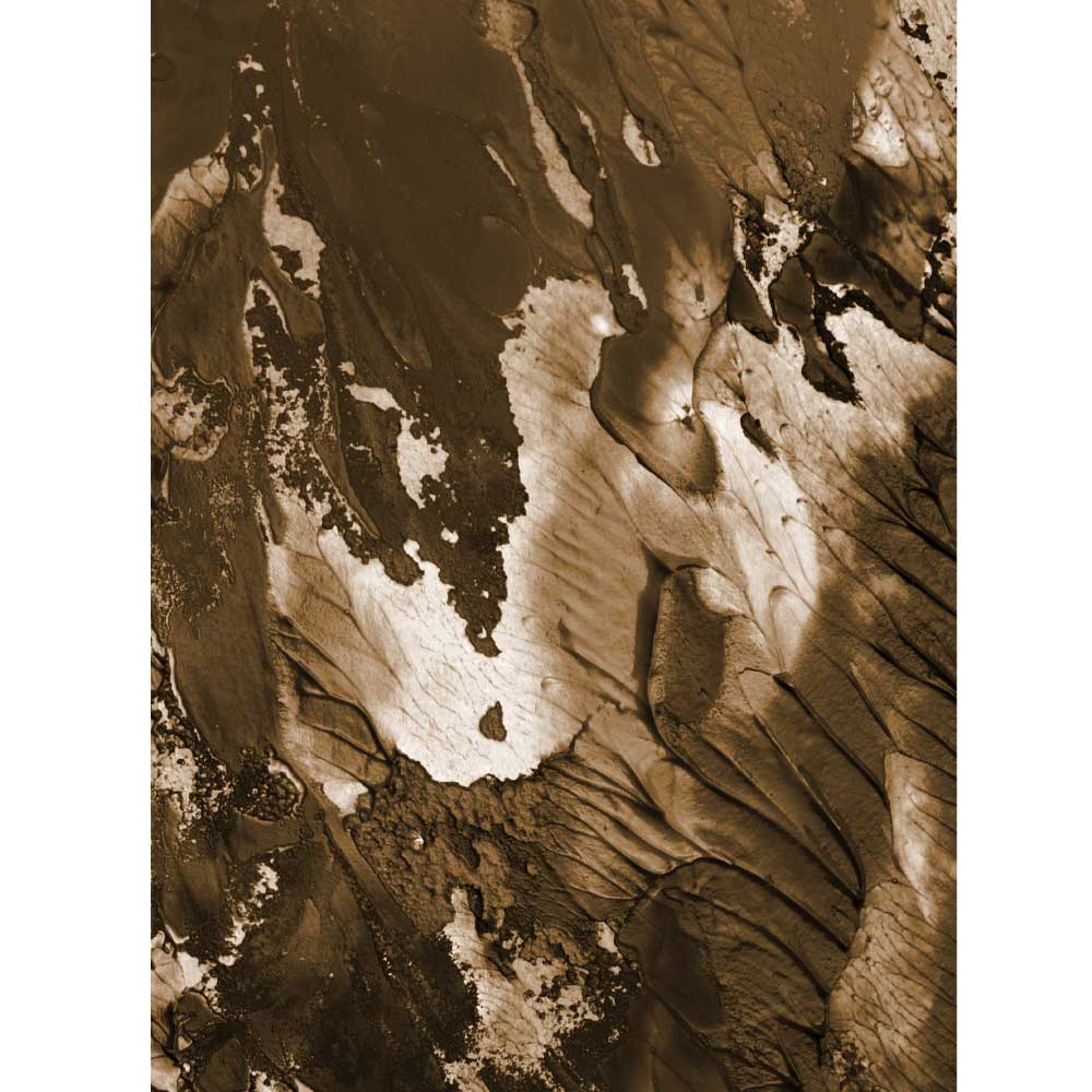 Gravura para Quadros Abstrato Cores Marrom e Creme - Afi11030