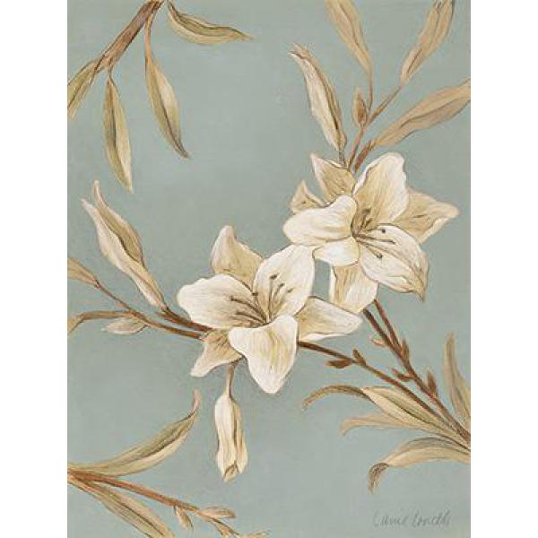 Gravura para Quadros Floral Vintage - 5648a-11 - 28x35 Cm