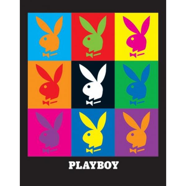 Gravura para Quadros Coelhinho da Playboy Colorido - Mpp50125 - 40x50 Cm