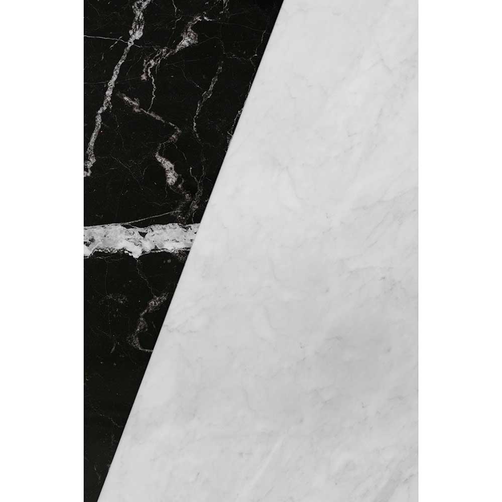 Tela para Quadros Figura Abstrata Marmore Preto e Branco I - Afic14967