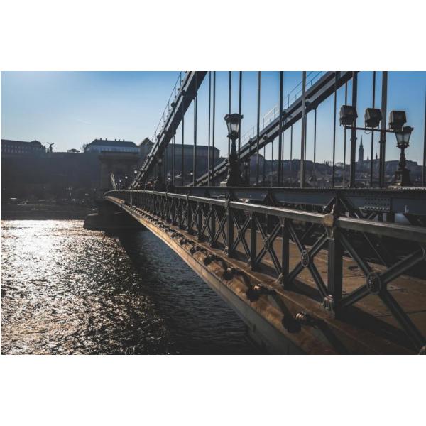 Impresso em Tela para Quadros Ponte Das Correntes Budapeste - Afic2980