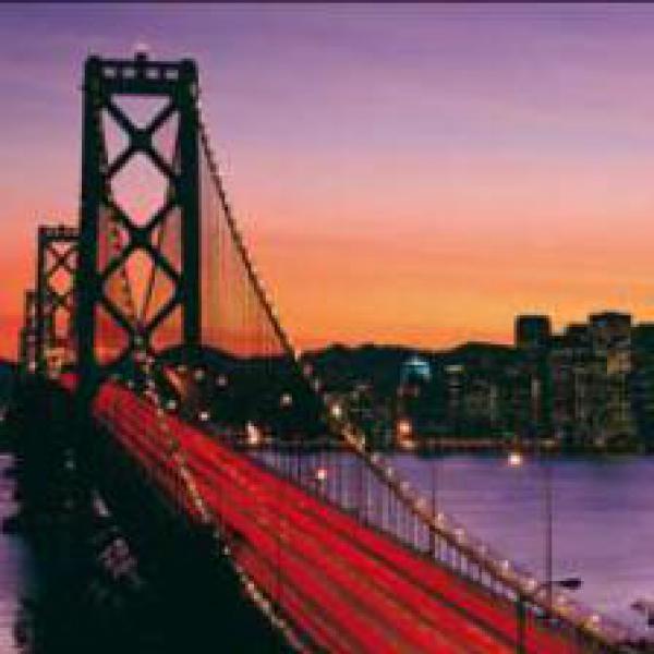 Gravura para Quadros Ponte Golden Gate Cam6014-7 - 30x30 Cm