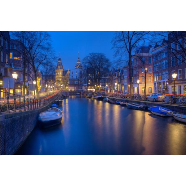 Gravura para Quadros Vida Noturna em Amsterdam - Afi1750