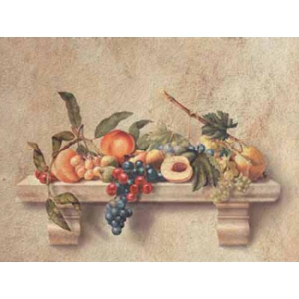 Gravura para Quadros Natureza Morta Combo de Frutas - Ncn3756 - 80x60 Cm