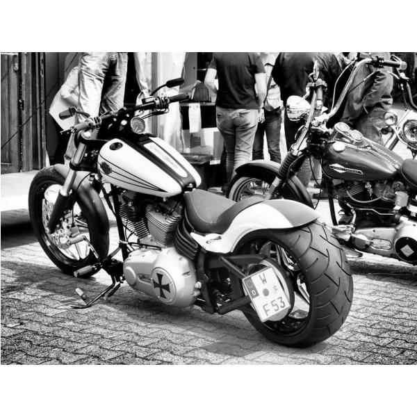 Impressão em Tela para Quadros Motocicleta Estilo Passeio - Afic4036