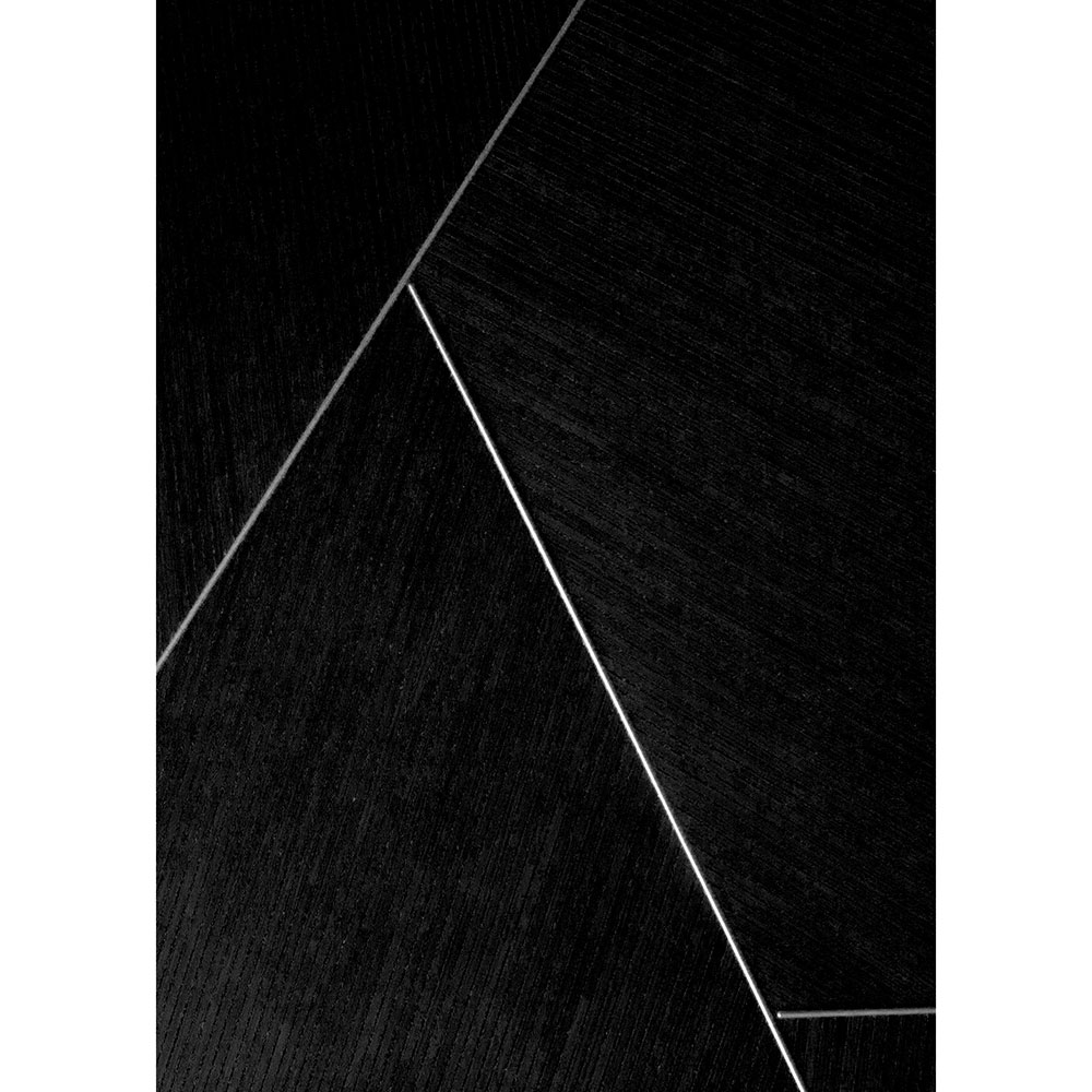 Gravura para Quadros Abstrato Preto Linhas Brancas I - Afi15992