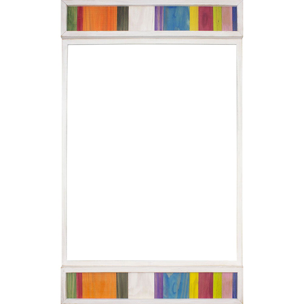 Moldura Rstica Decorativa Colorida para Espelhos - ESP.085