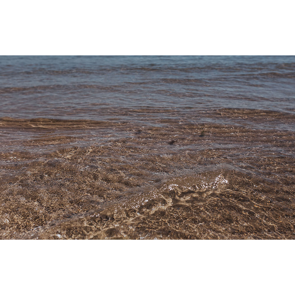 Tela para Quadros Decorativo Mar gua Transparente Areia - Afic14630