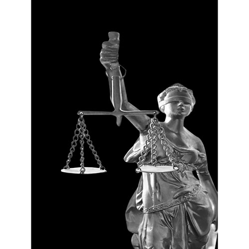 Tela para Quadros Decorativo Poder Judiciário Deusa da Justiça I - Afic17677