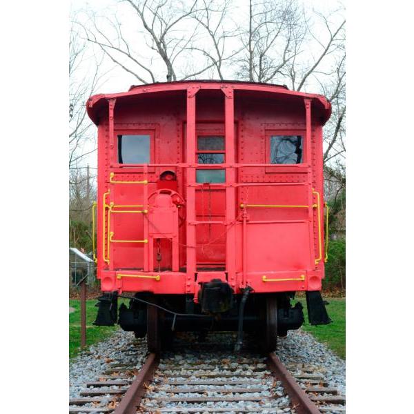 Gravura para Quadros Locomotiva Vermelha - Afi6100