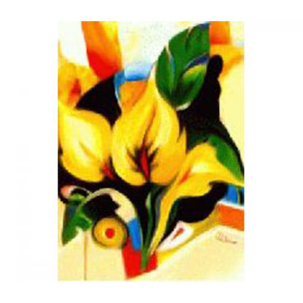 Gravura para Quadros Pster Floral Colorido - Cm1301 - 70x50 Cm