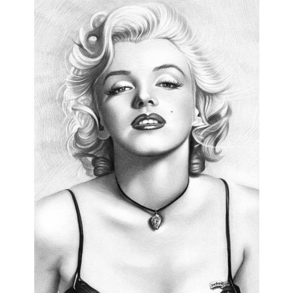 Impressão em Tela para Quadros Decorativos Marilyn Monroe Ensaio Fotográfico - Afic2645