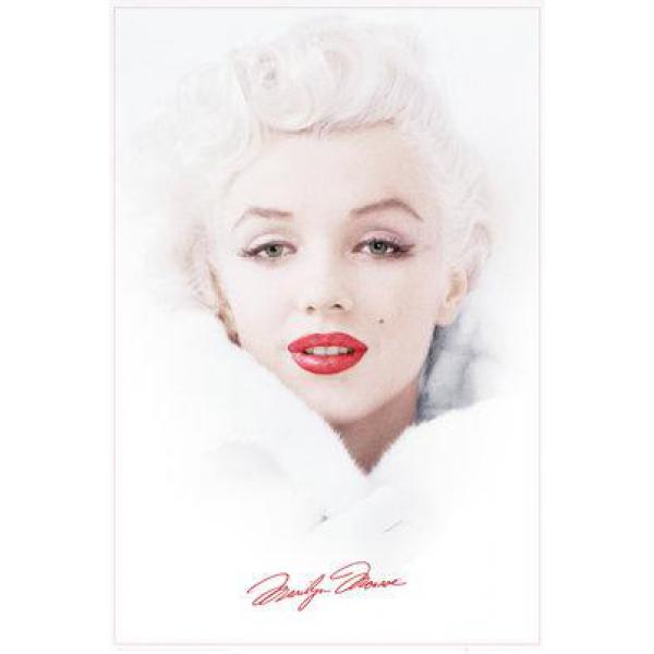 Pôster Branco para Quadros Marilyn Monroe 60x90 Cm