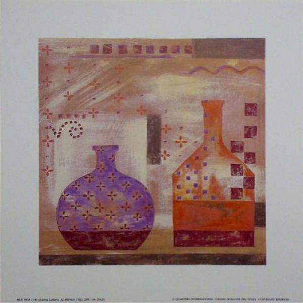 Gravura para Quadros Vasos Decorativos Ncn3915/1 - 20x20 Cm