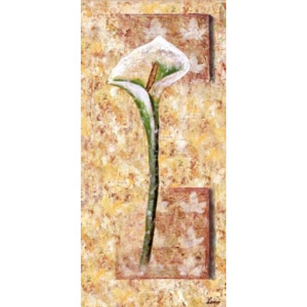 Gravura para Quadros Decorativo Floral Vintage - Dn275 - 30x70 Cm