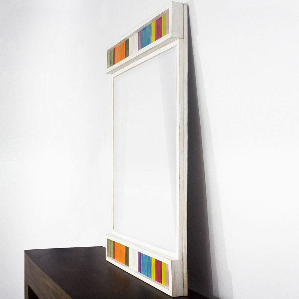 Moldura R�stica Decorativa Colorida para Espelhos - ESP.085