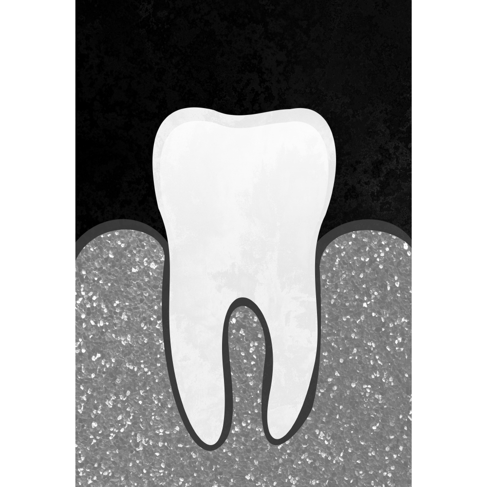 Tela para Quadros Profisso Dentista Dente Pr-molar - Afic10960