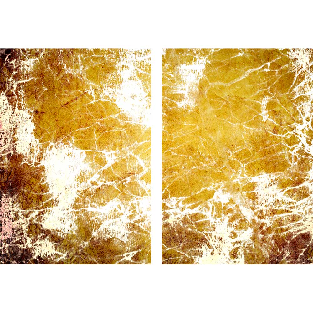 Tela para Quadros Recortada Abstrato Cor Ouro - Afic14819a - 145x100 Cm