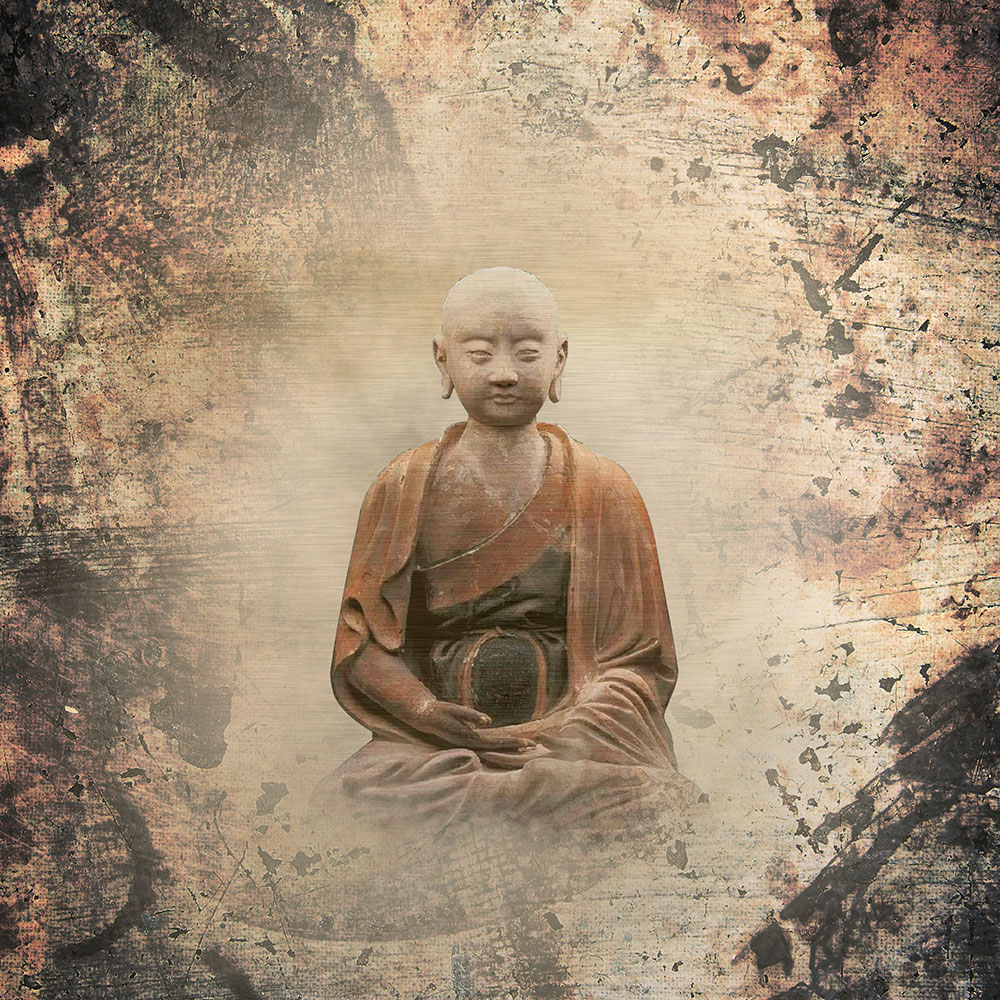 Gravura para Quadros Cultura Budista - Afi13840