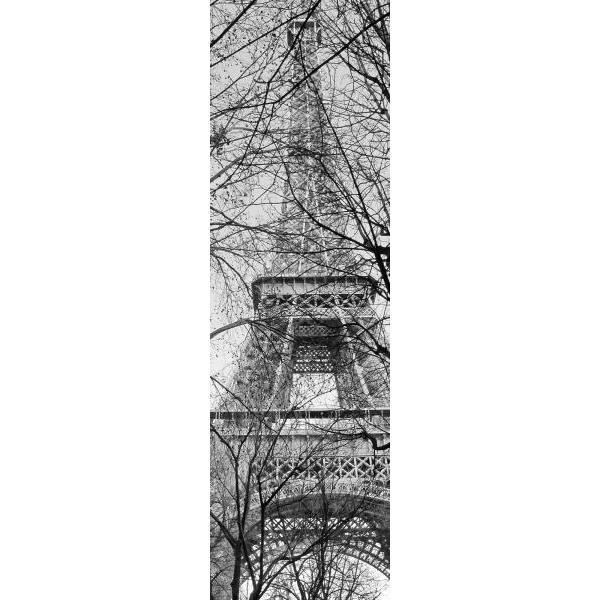 Impresso em Tela para Quadros Torre Eiffel Preto e Branco - Afic5757