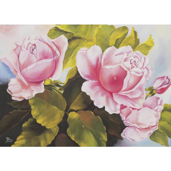 Gravura para Quadros Natureza Flores Decorativas - Nb27 - 70x50 Cm