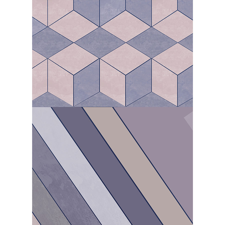 Gravura para Quadros Decorativo Geomtrico Moderno Formas e Cores I - Afi16920